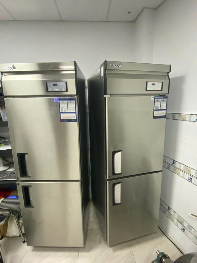 Tủ inox 2 cánh happys làm lạnh trực tiếp