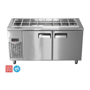 Tủ bàn mát salad full khay làm lạnh trực tiếp happys model HWA-1500SF